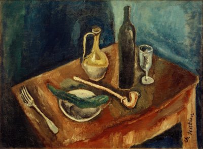 Ch. Soutine, Still Life with Pipe by Chaim Soutine